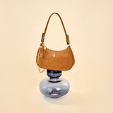 Sac Lune - suede camel