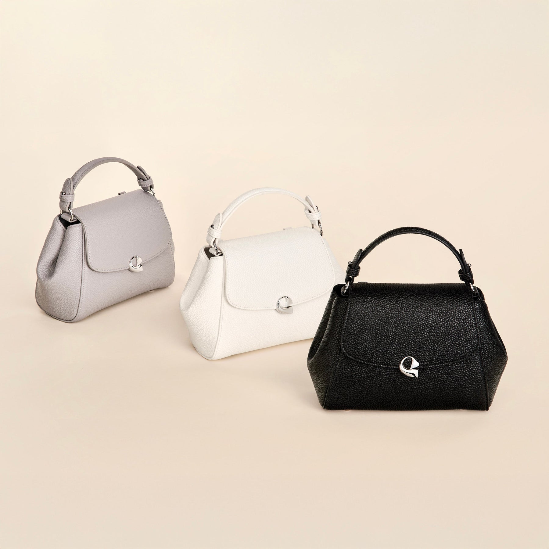 Sac Aura précieuse - gris perle
