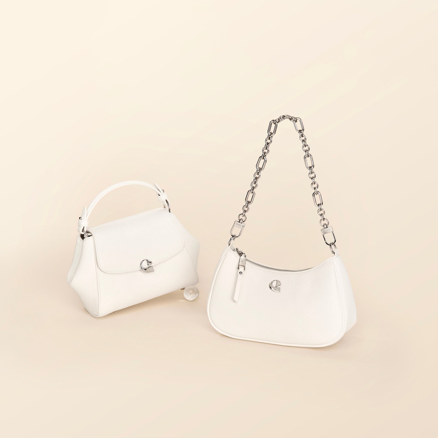 Sac Aura précieuse - blanc neige