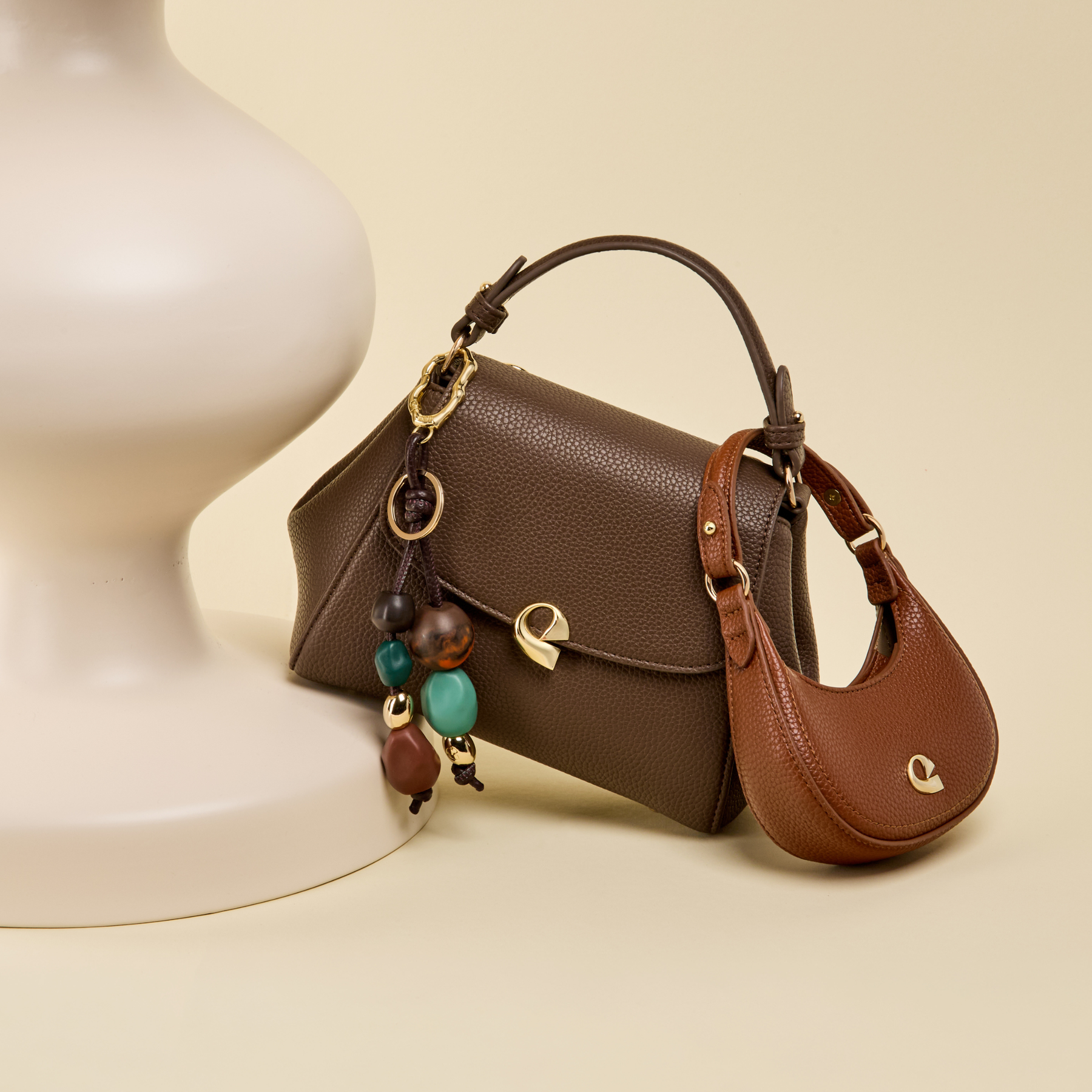 Sac Aura précieuse - Marron glacé