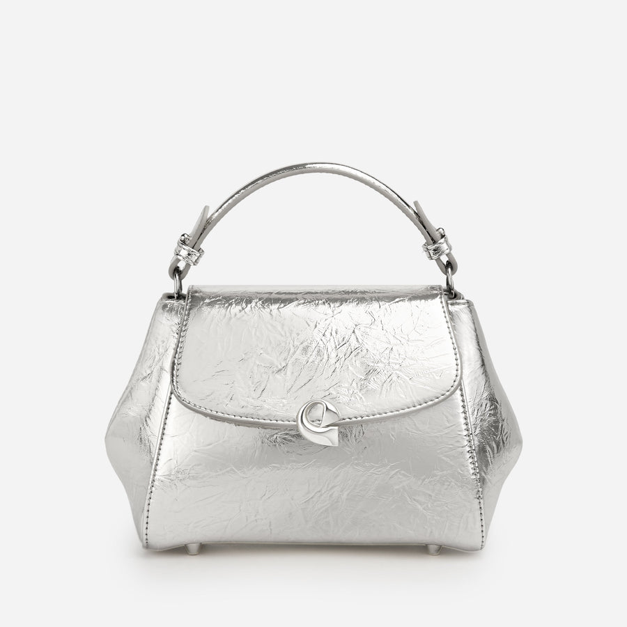 Sac Aura précieuse naplack argenté