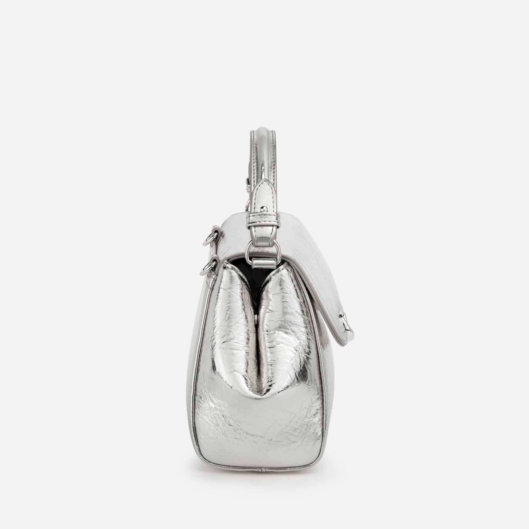 Sac Aura précieuse naplack argenté
