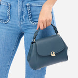 Sac Aura précieuse - bleu indigo