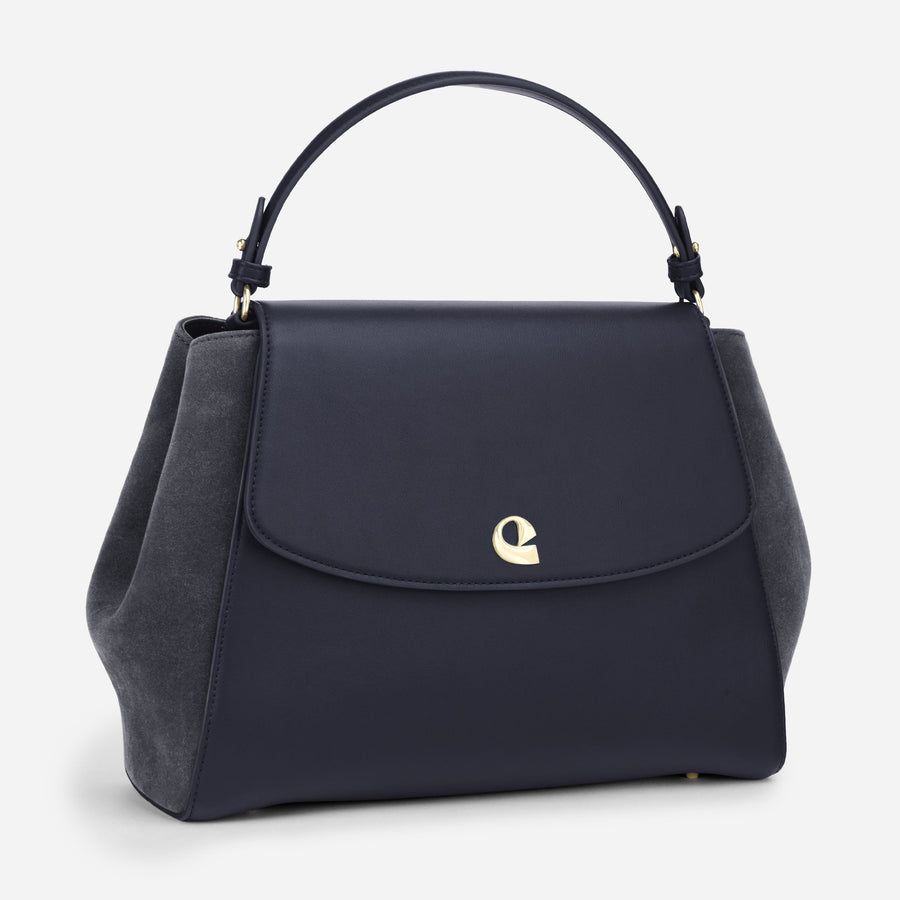 Sac Aura spacieuse - suede navy