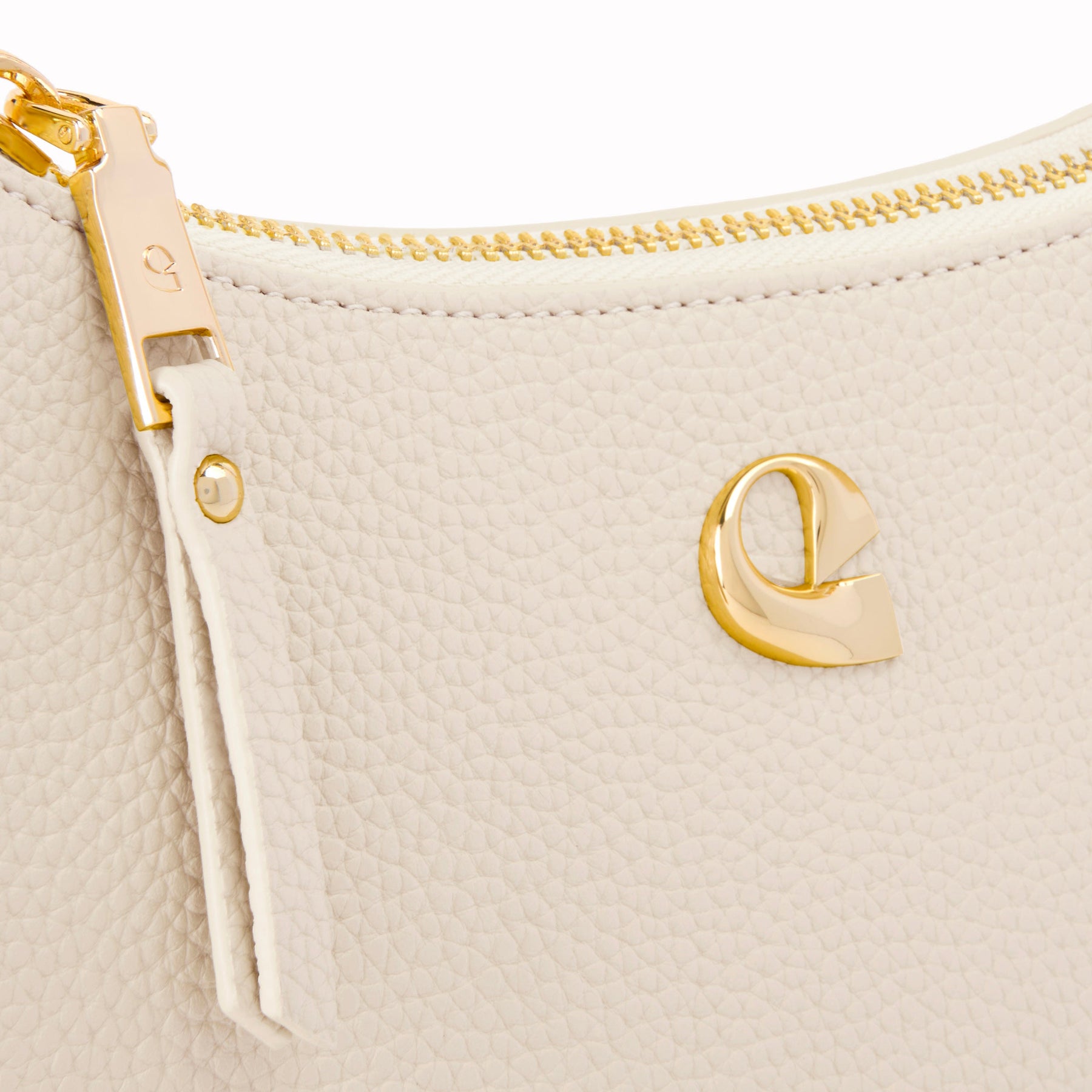 Sac Lune grainé - blanc cassé