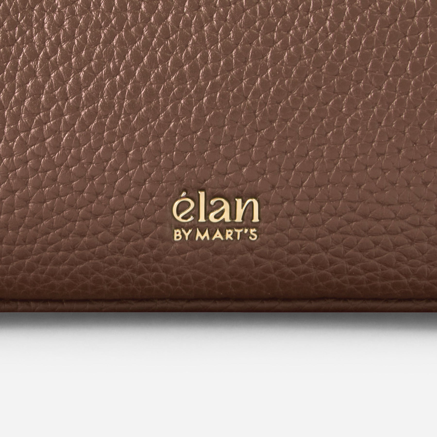 Sac Lune grainé - marron glacé