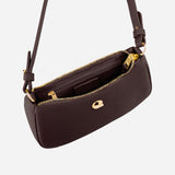Sac Lune grainé - dark expresso