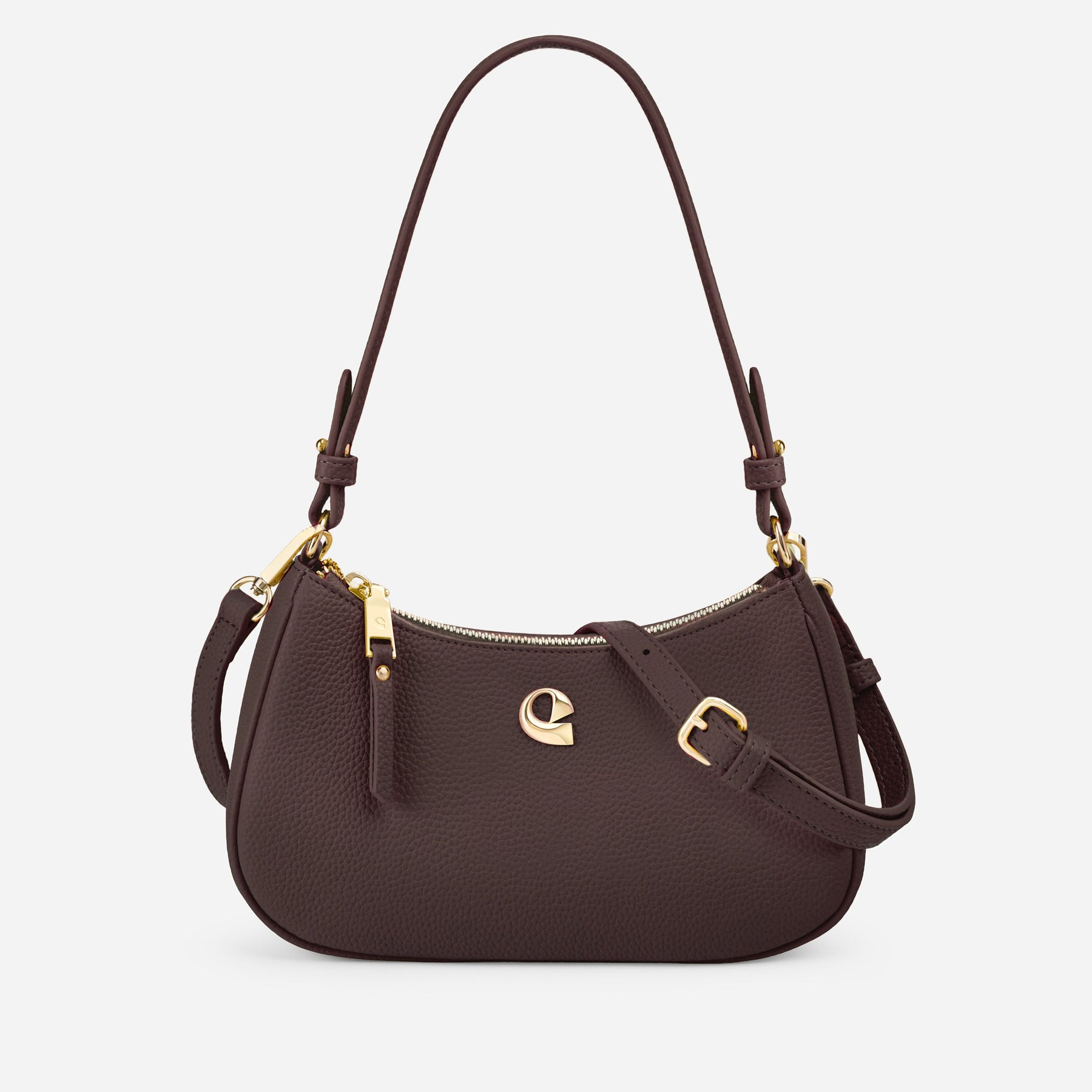 Sac Lune grainé - dark expresso