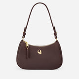 Sac Lune grainé - dark expresso