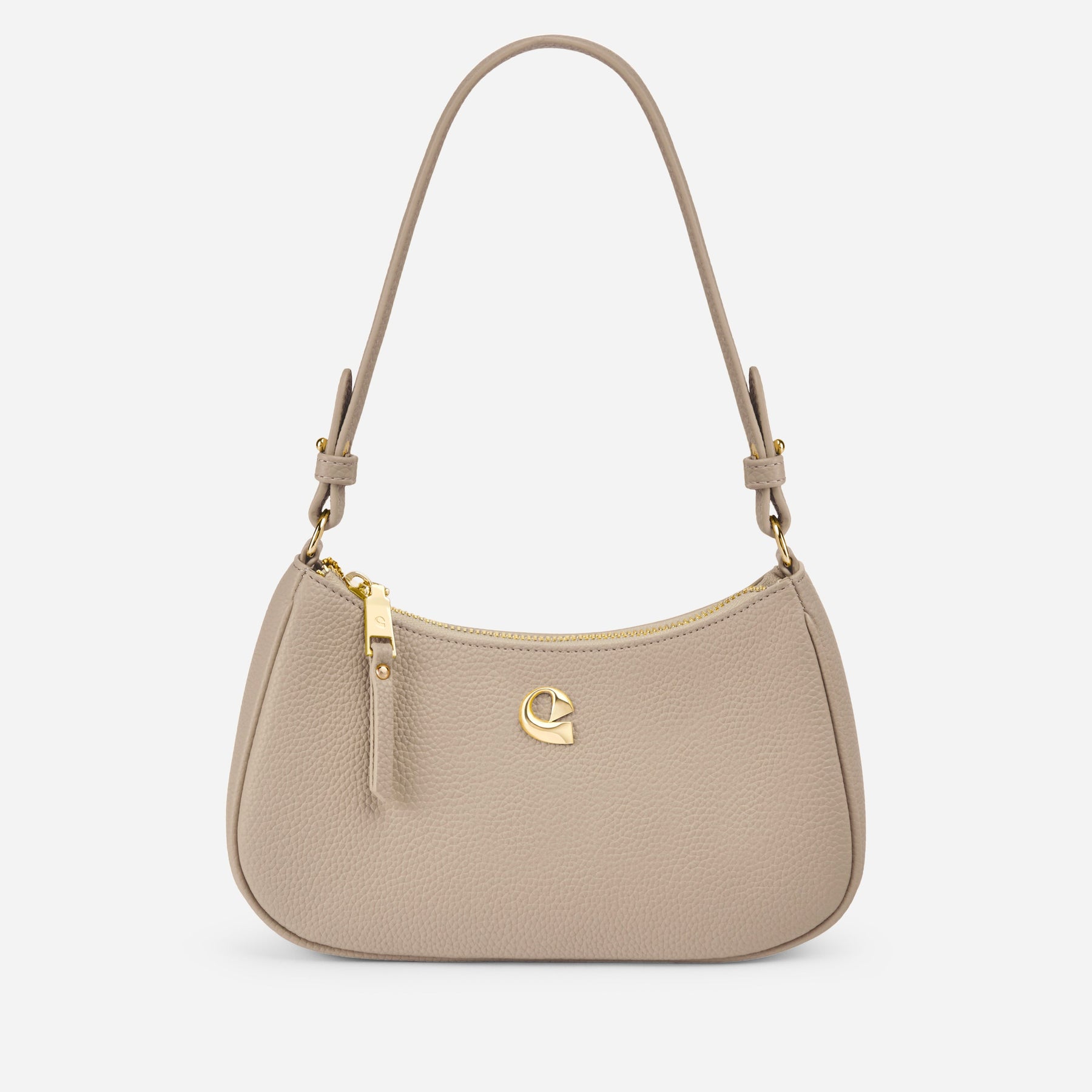 Sac Lune grainé - beige