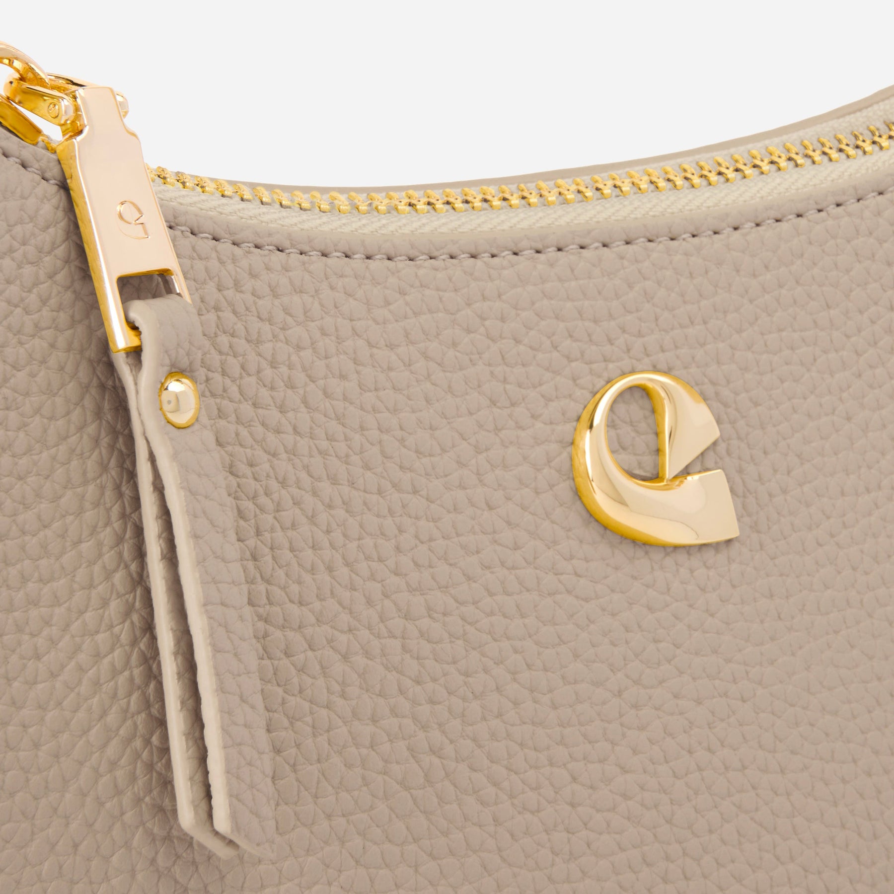 Sac Lune grainé - beige