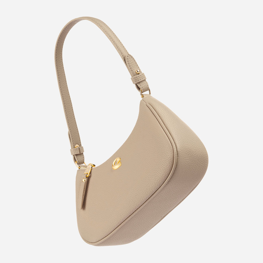 Sac Lune grainé - beige