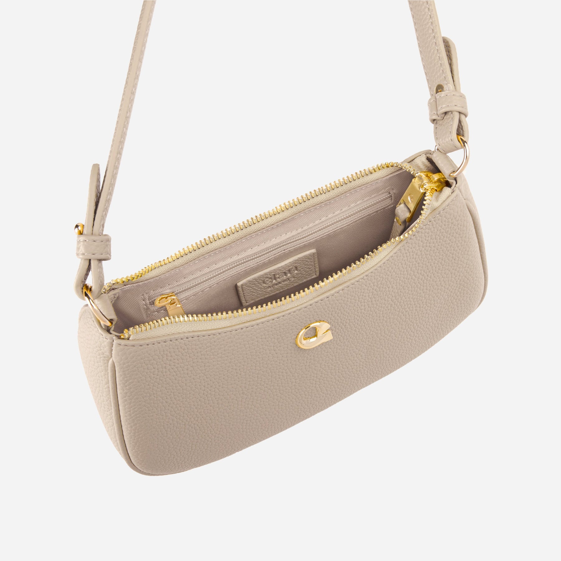 Sac Lune grainé - beige