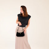 Sac Lune - suede noir