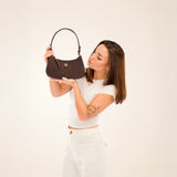 Sac Lune - suede chocolat
