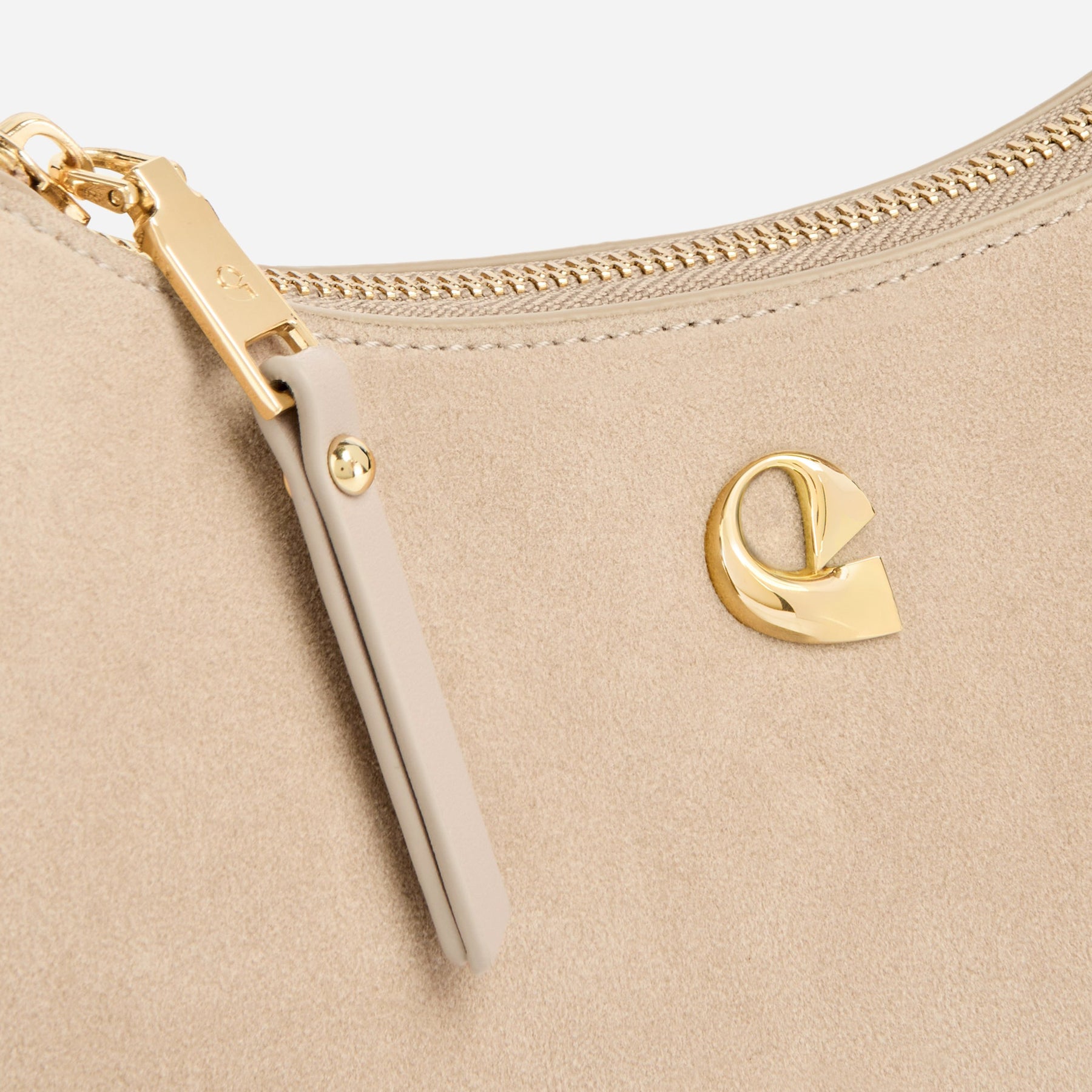 Sac Lune - suede sable