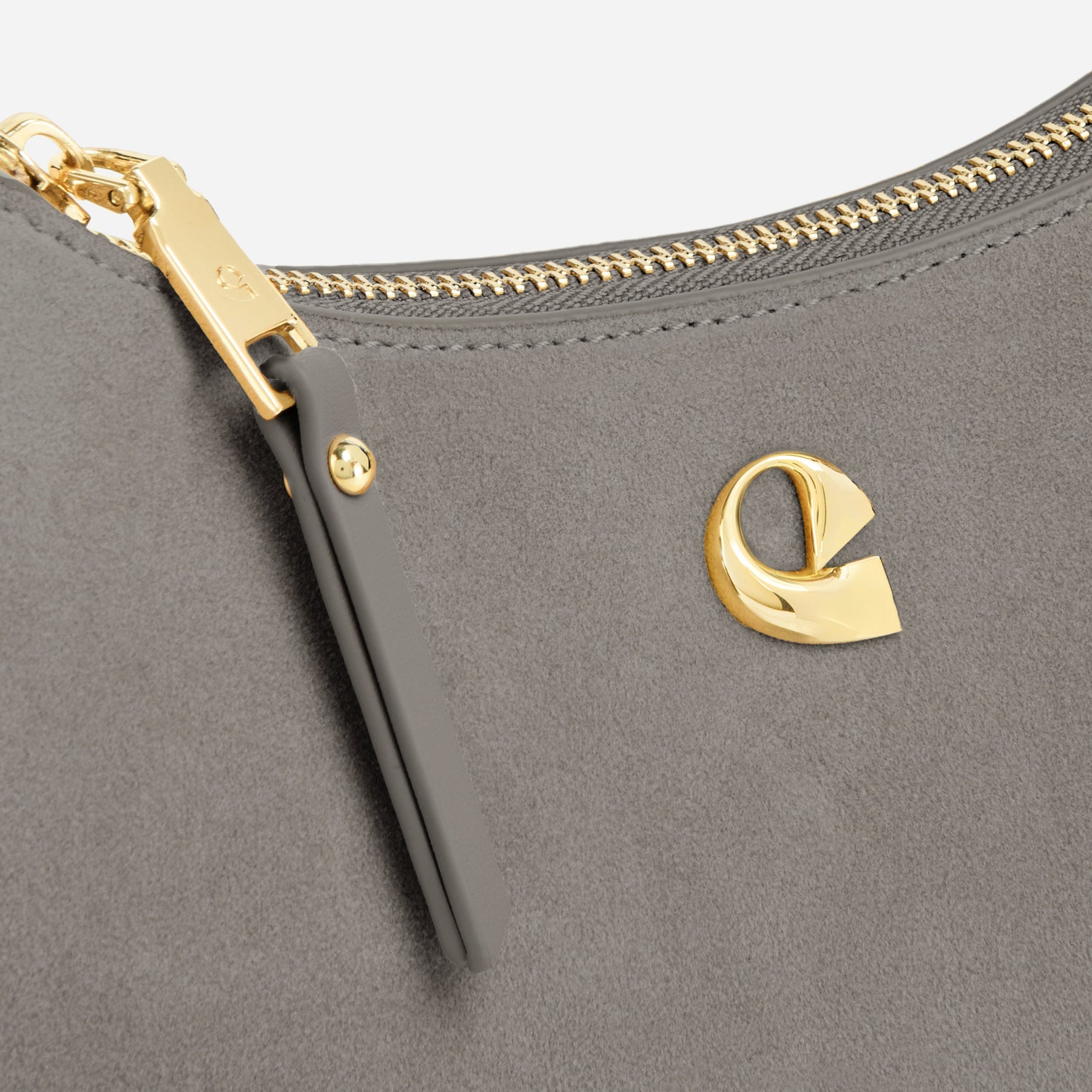 Sac Lune - suede gris graphite