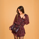 Aurore mini - burgundy aubergine