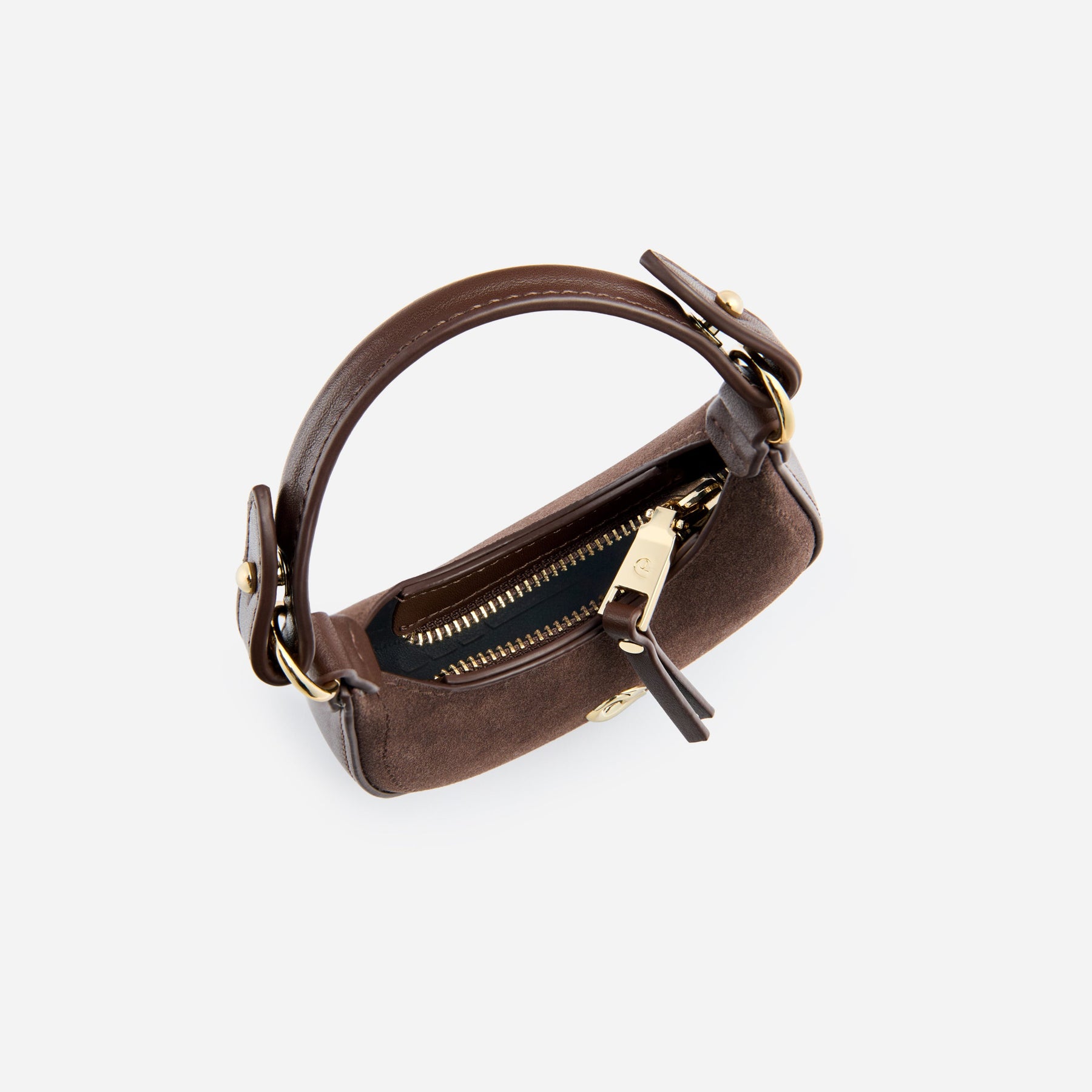 Baby Lune suede - chocolat