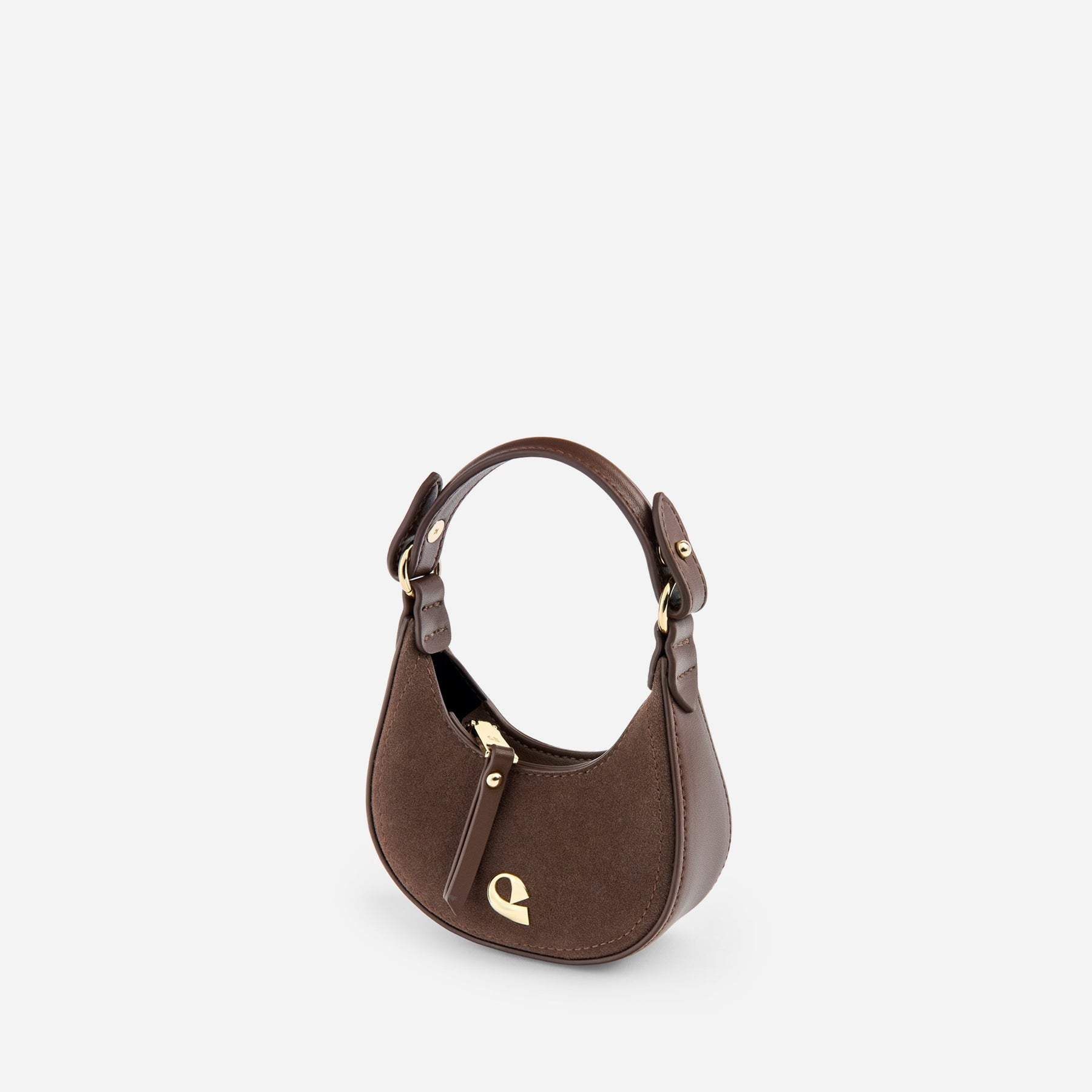 Baby Lune suede - chocolat