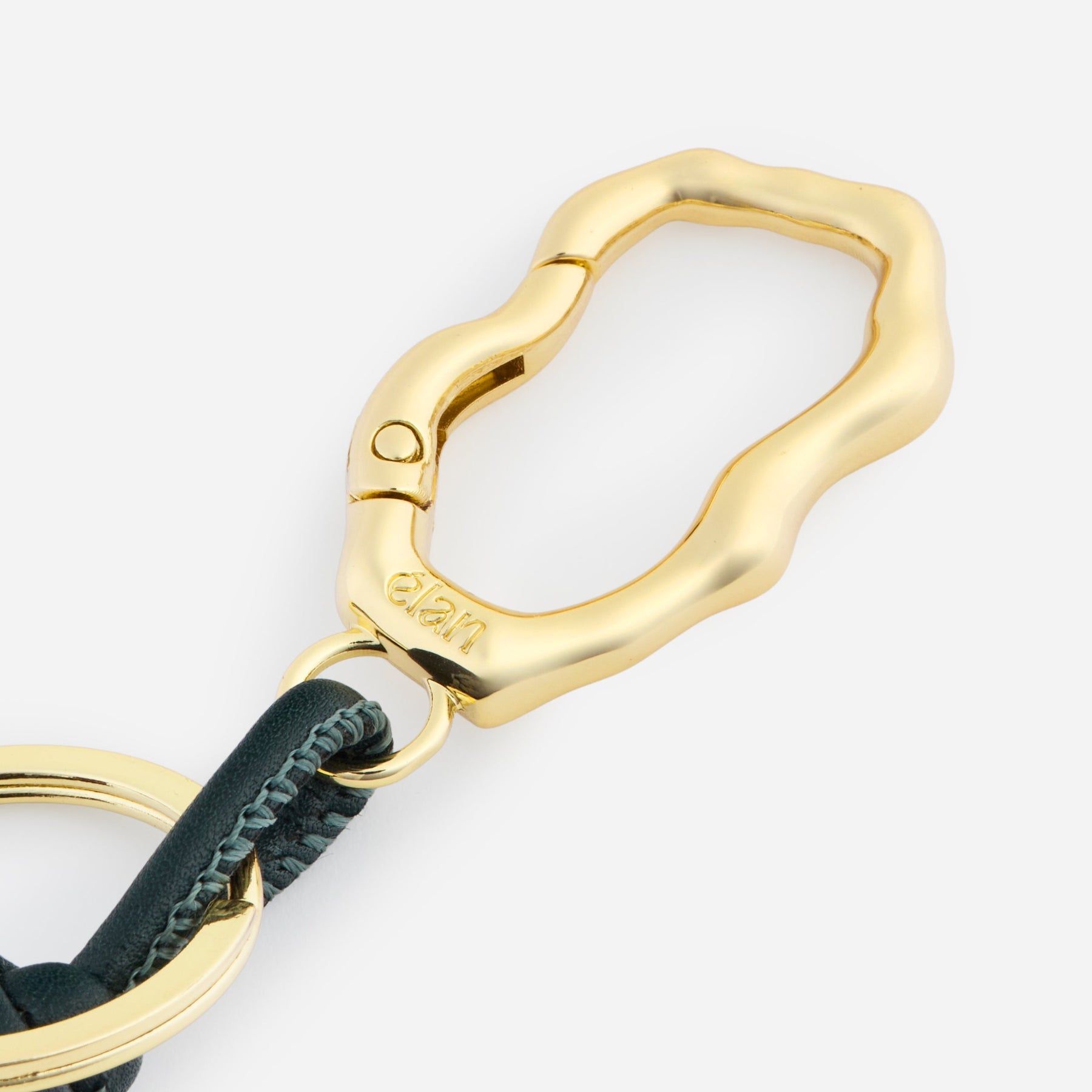 Porte-clé Pétales - vert sapin