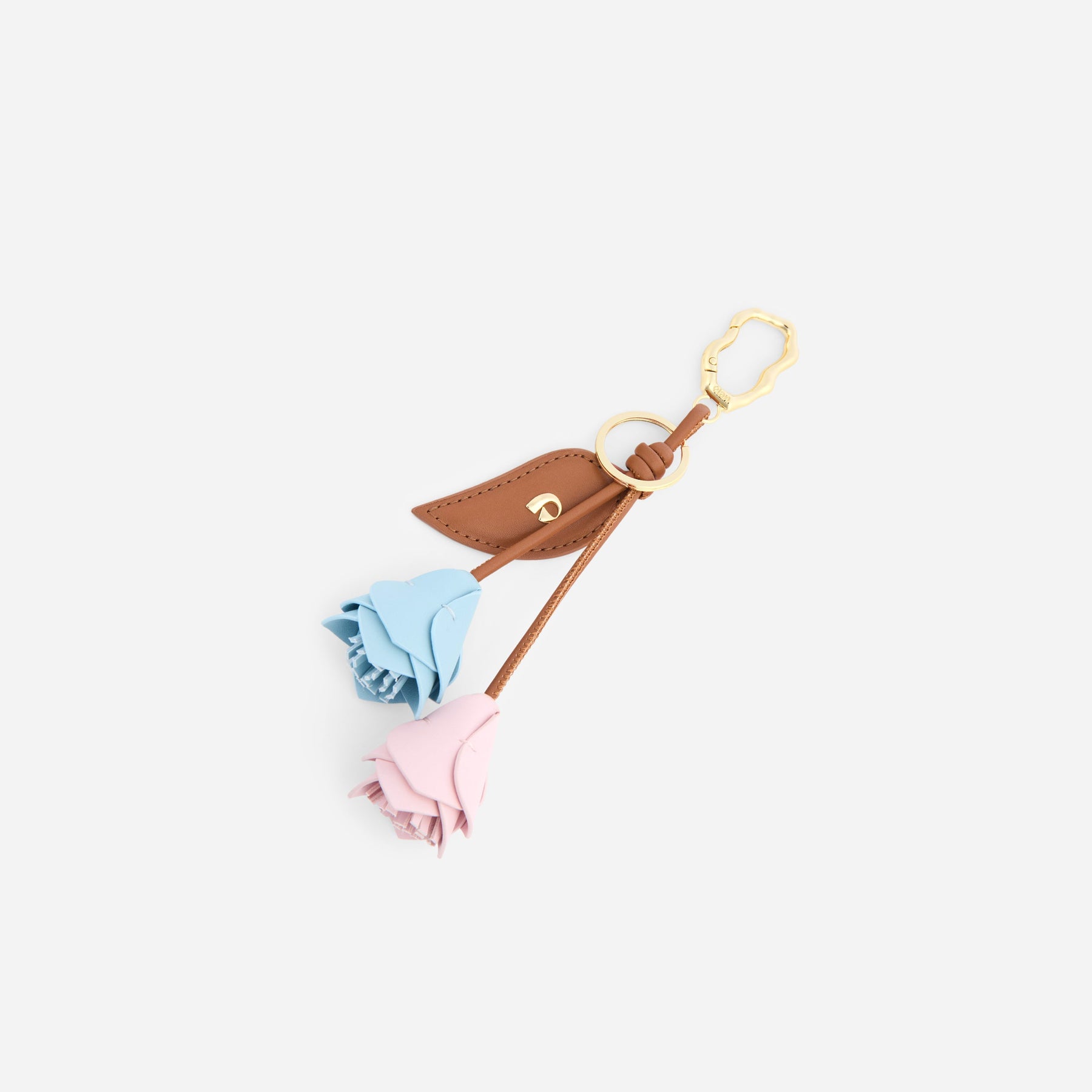 Porte-clé Pétales - camel