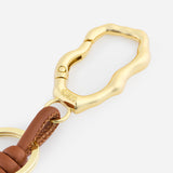 Porte-clé Pétales - camel