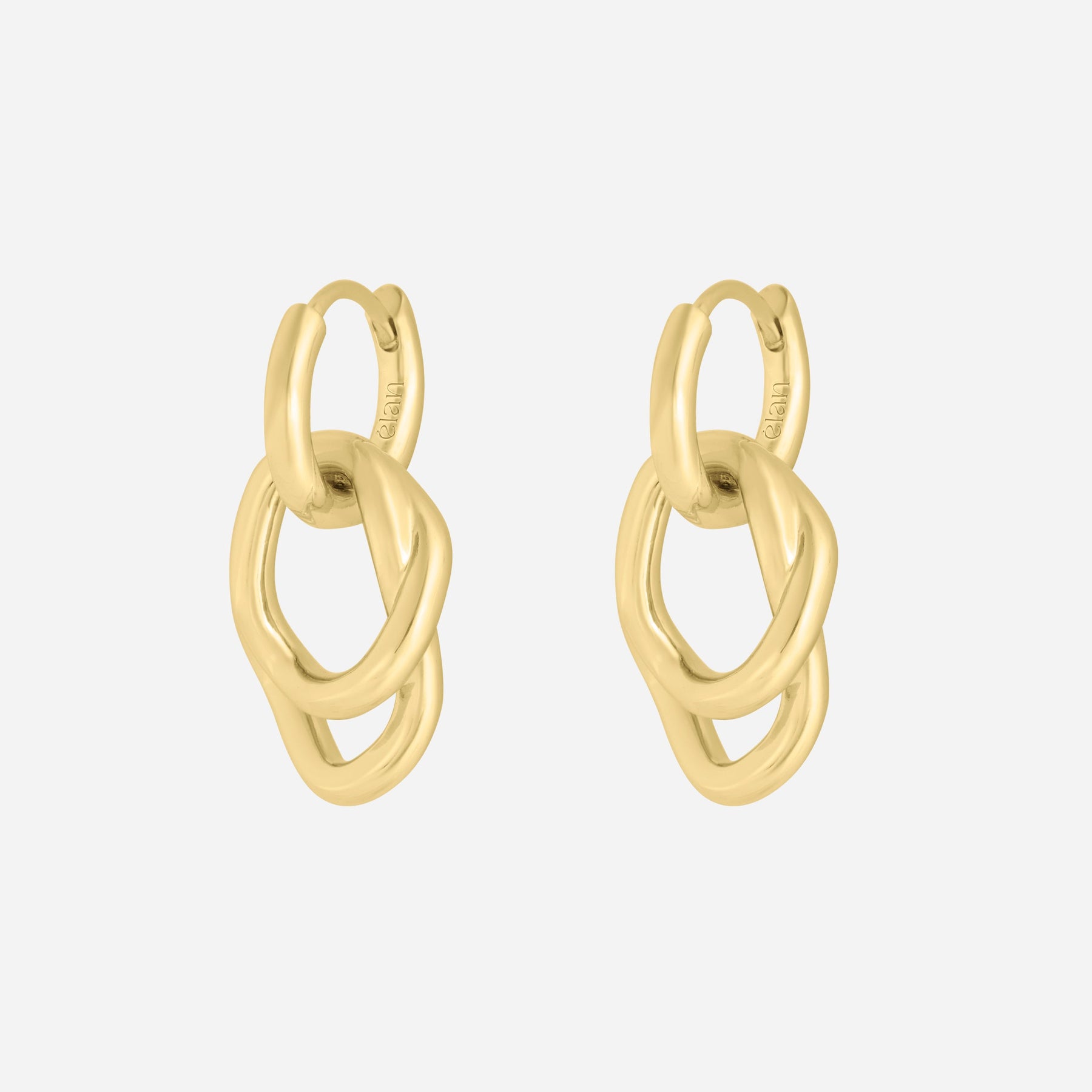 Paire de boucles Wavy