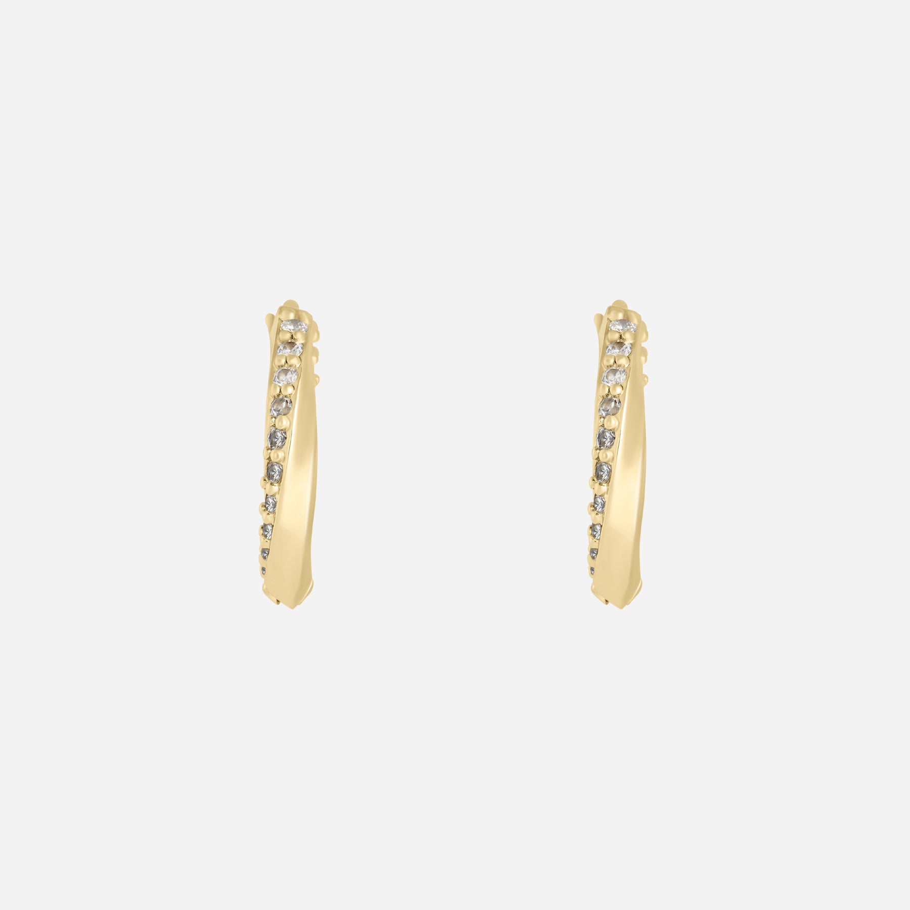 Paire de boucles Infini
