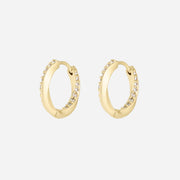 Paire de boucles Infini