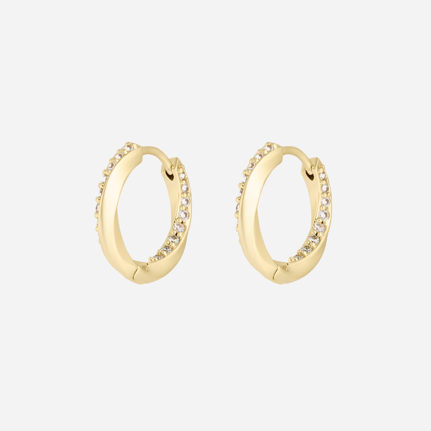 Paire de boucles Infini