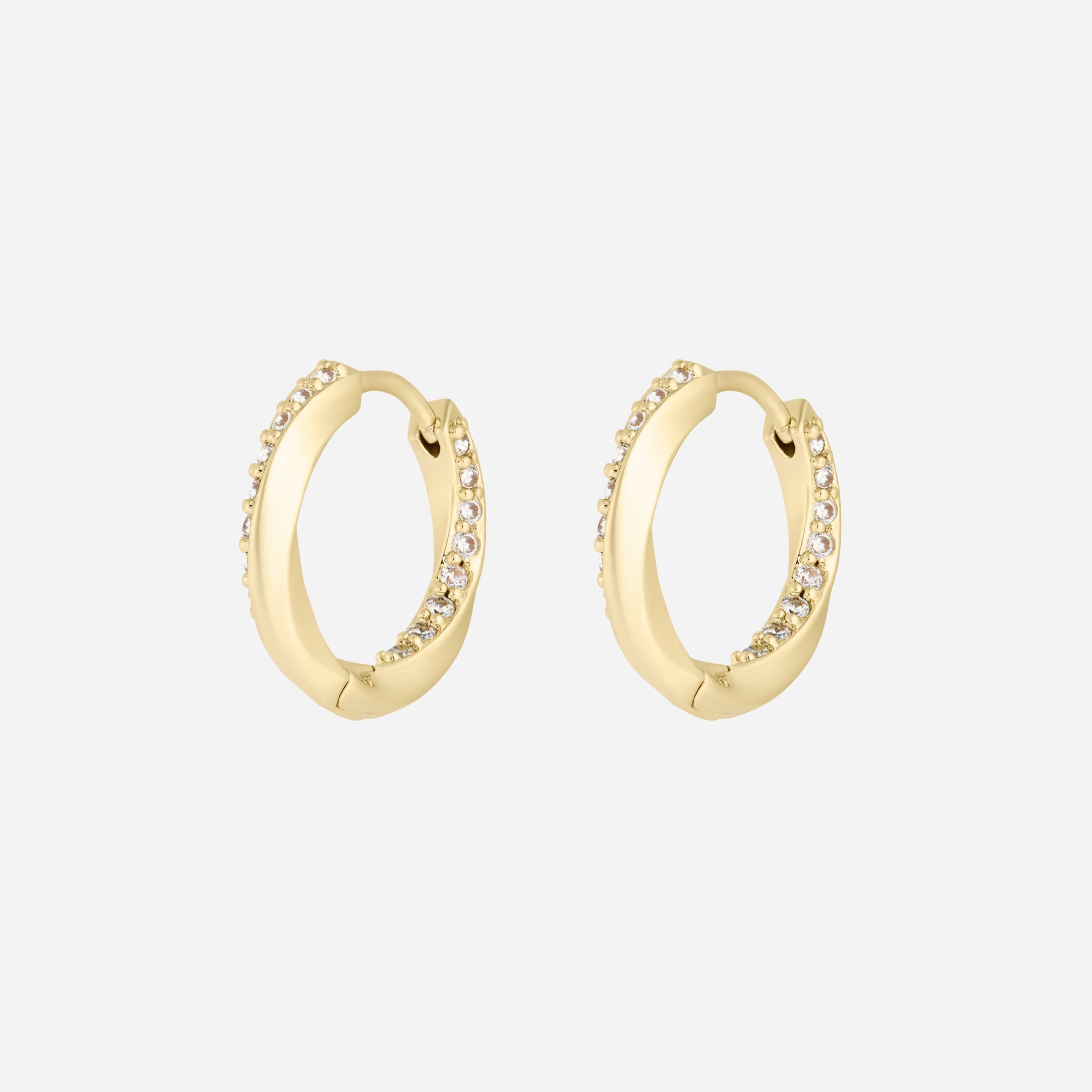 Paire de boucles Infini