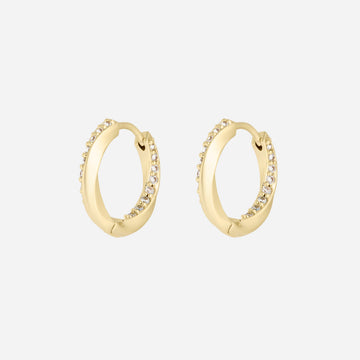 Paire de boucles Infini