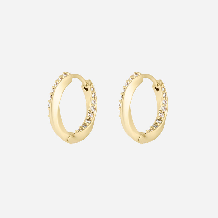 Paire de boucles Infini