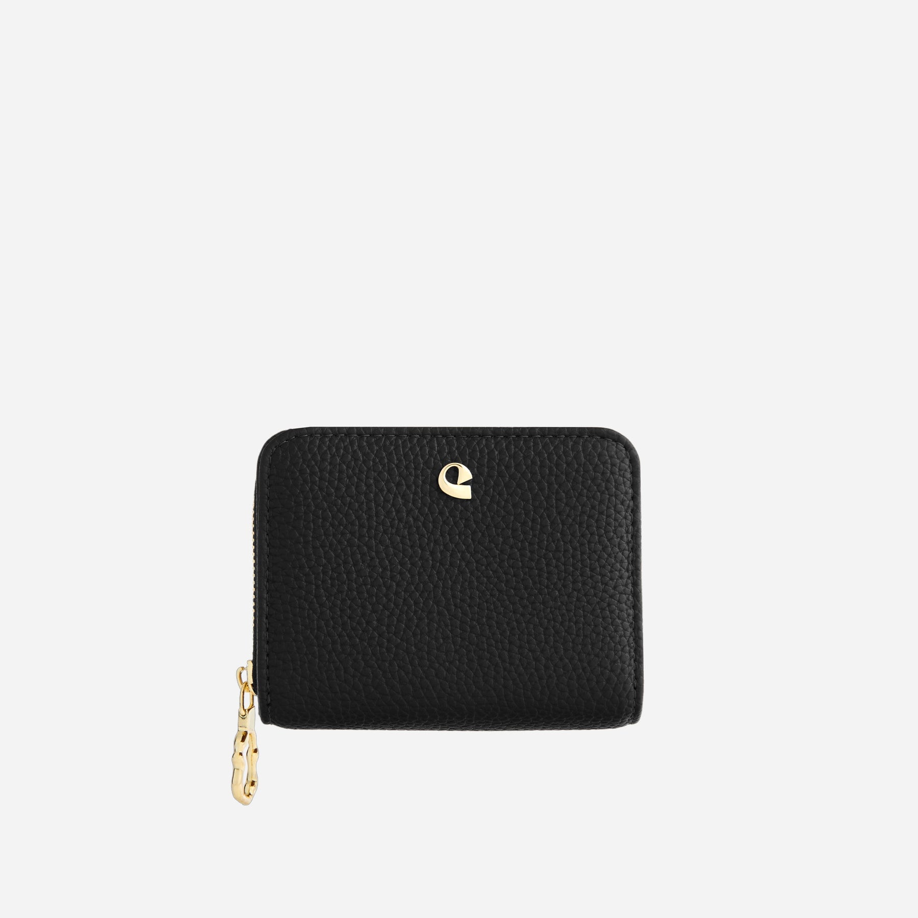 Portefeuille Aura grainé - noir