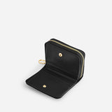 Portefeuille Aura grainé - noir