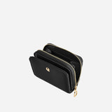 Portefeuille Aura grainé - noir