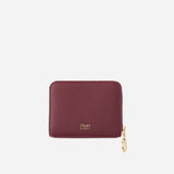 Portefeuille Aura grainé - burgundy