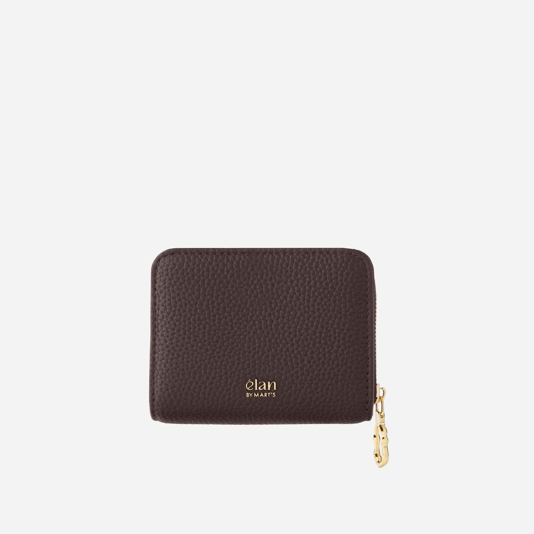 Portefeuille Aura grainé - dark expresso