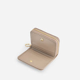 Portefeuille Aura grainé - beige