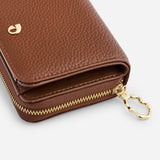 Portefeuille Aura grainé - camel