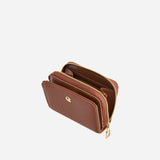 Portefeuille Aura grainé - camel