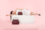 Sac Aura précieuse - burgundy