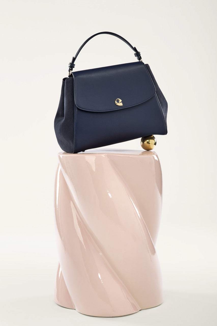 Sac Aura spacieuse - suede navy