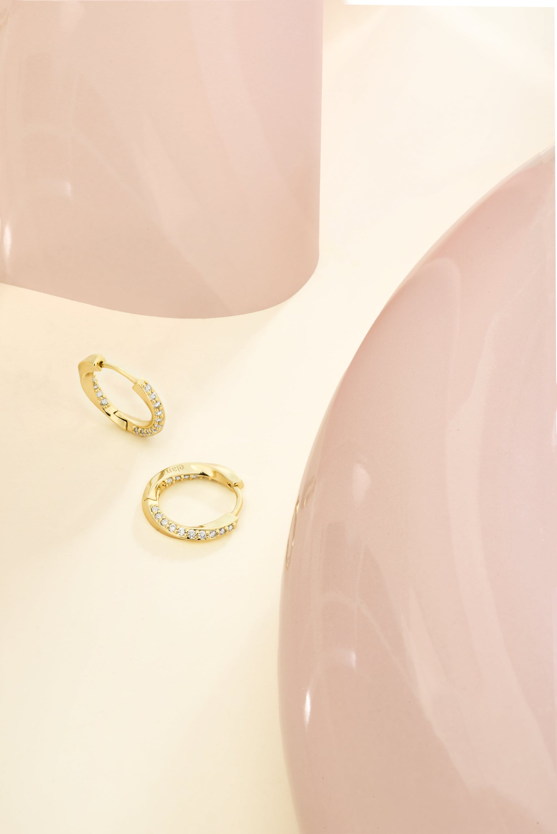 Paire de boucles Infini