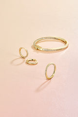 Paire de boucles Infini