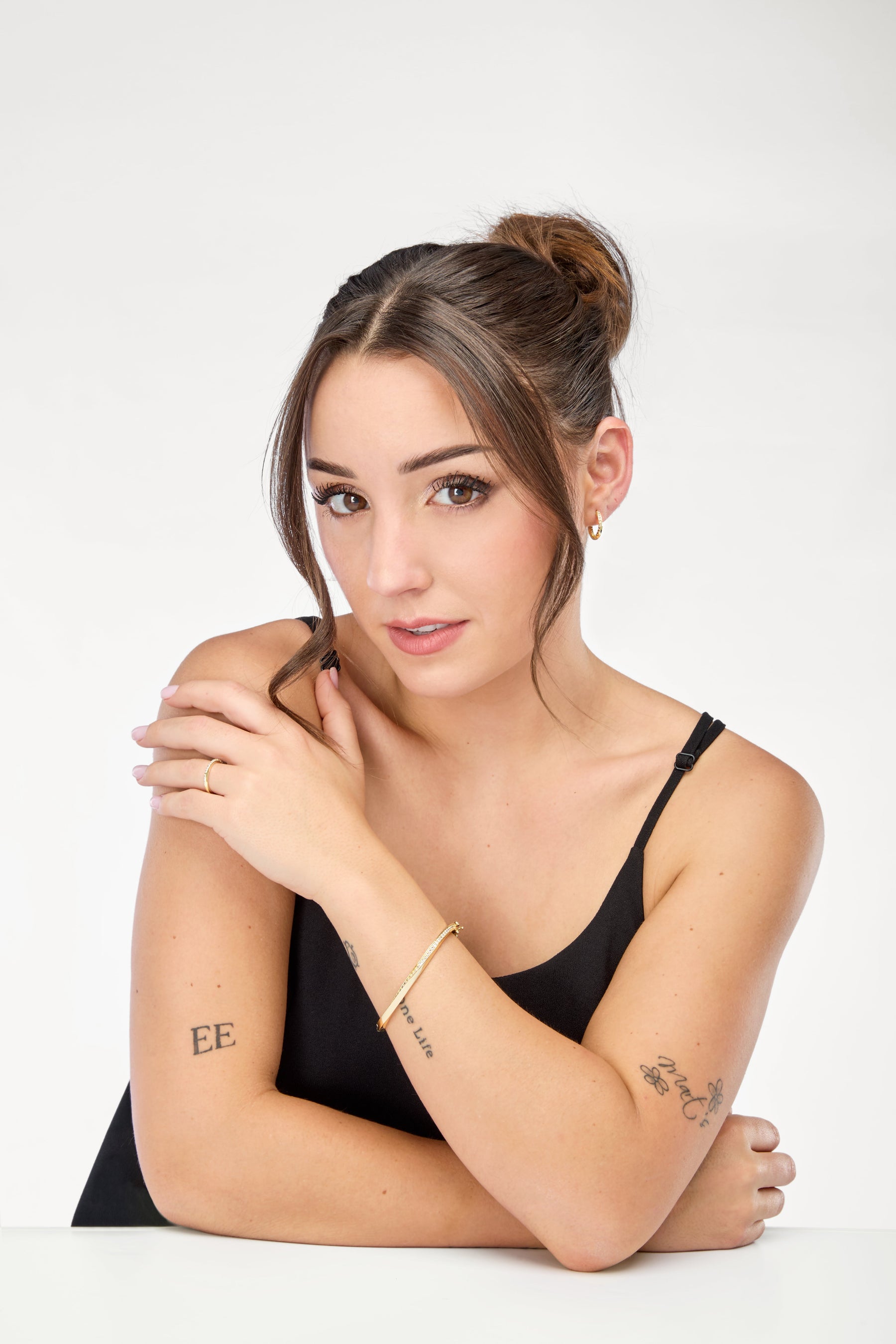 Paire de boucles Infini