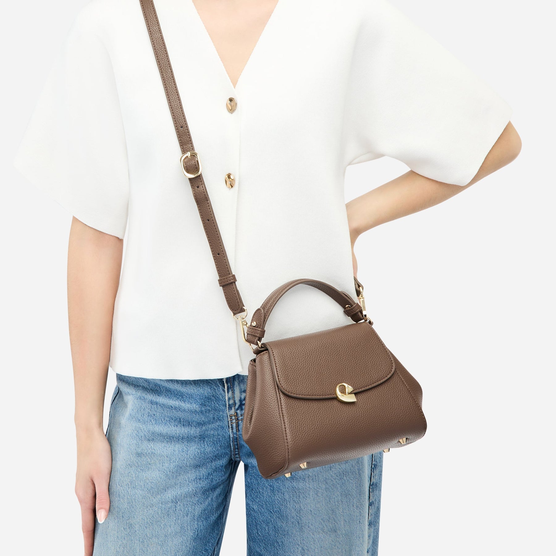 Sac Aura précieuse - Marron glacé