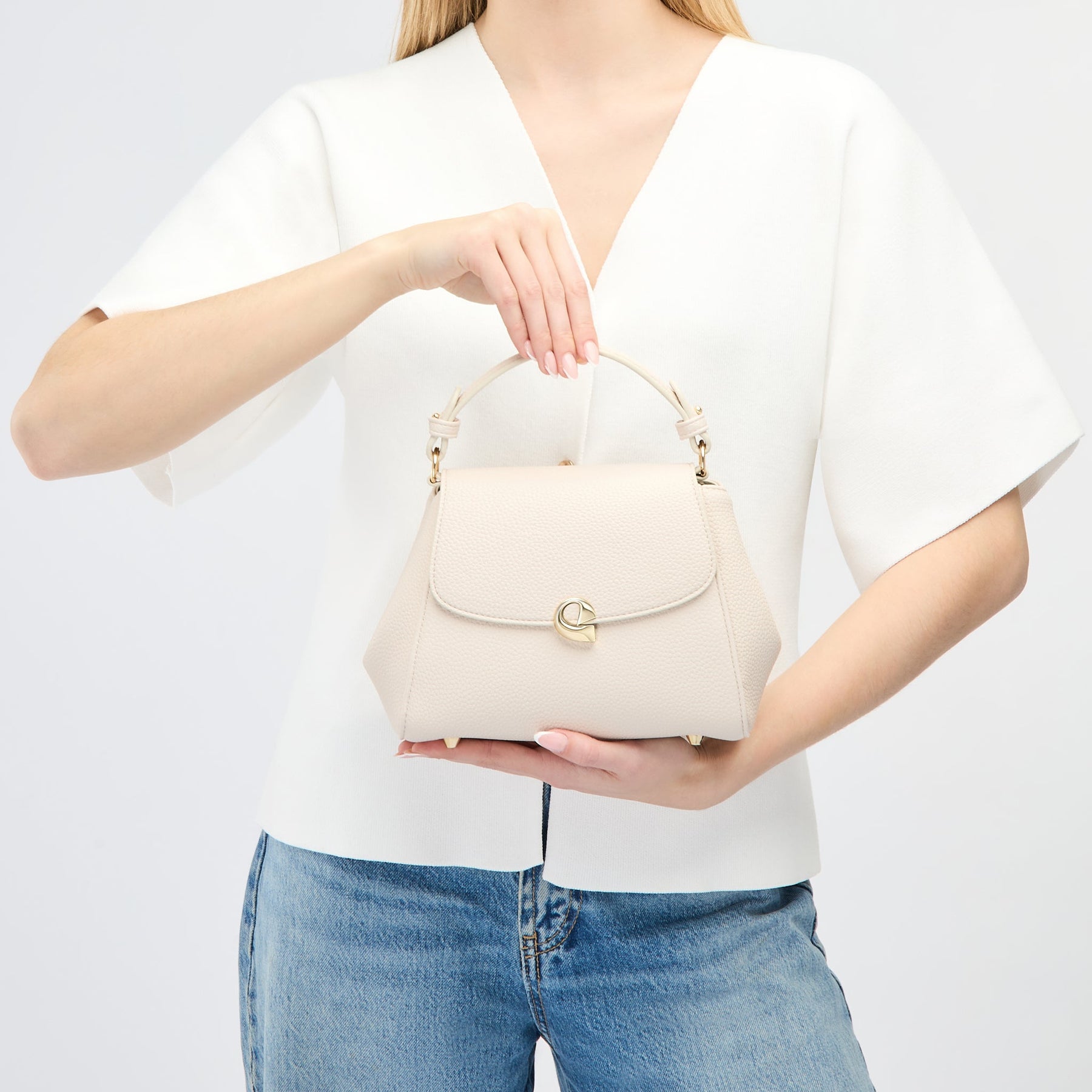 Sac Aura précieuse - blanc cassé