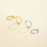 Paire de boucles Infini